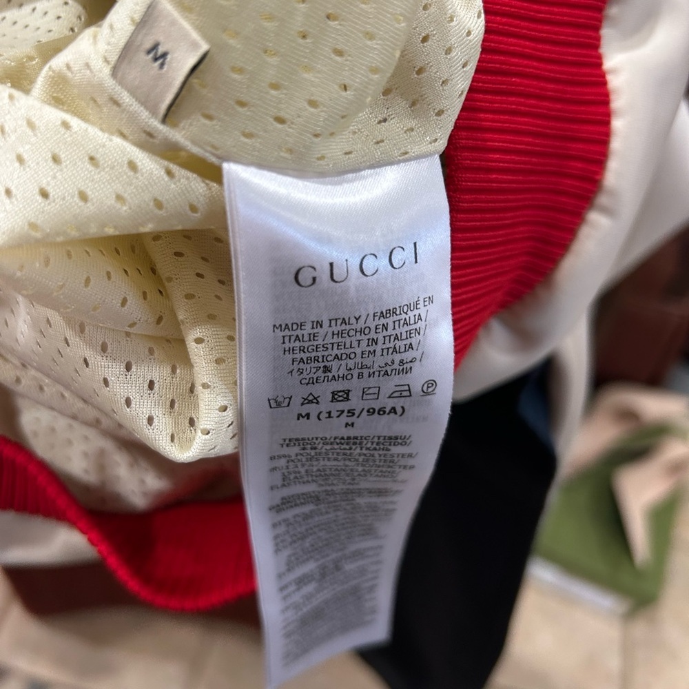 Unisex Gucci light neoprene Gucci logo hoodie size medium fits like large - Picture 13 of 13
